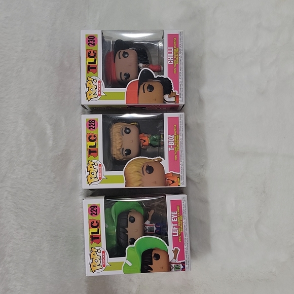 Funko Pop Rocks TLC T-Boz, Left Eye, Chili 228 229 230 - Picture 1 of 6